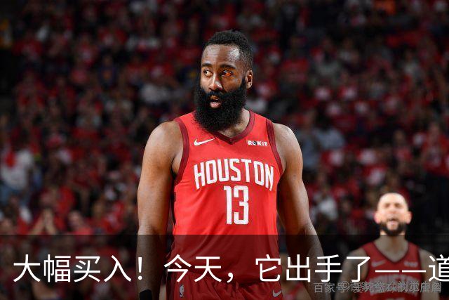 大幅买入！今天，它出手了——道达投资手记